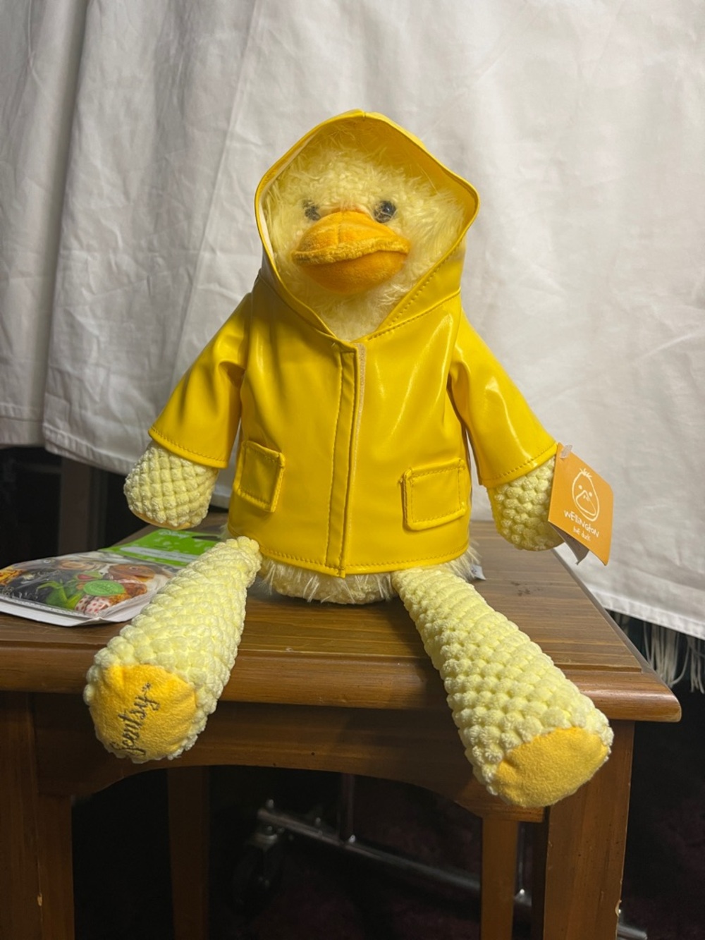 Scentsy Wellington the Duck Buddy in Raincoat - comes with Scent Pak No Box